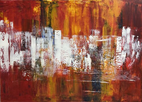Ville de lumiere by Christine Barth Mroz, Painting for Sale on Singulart