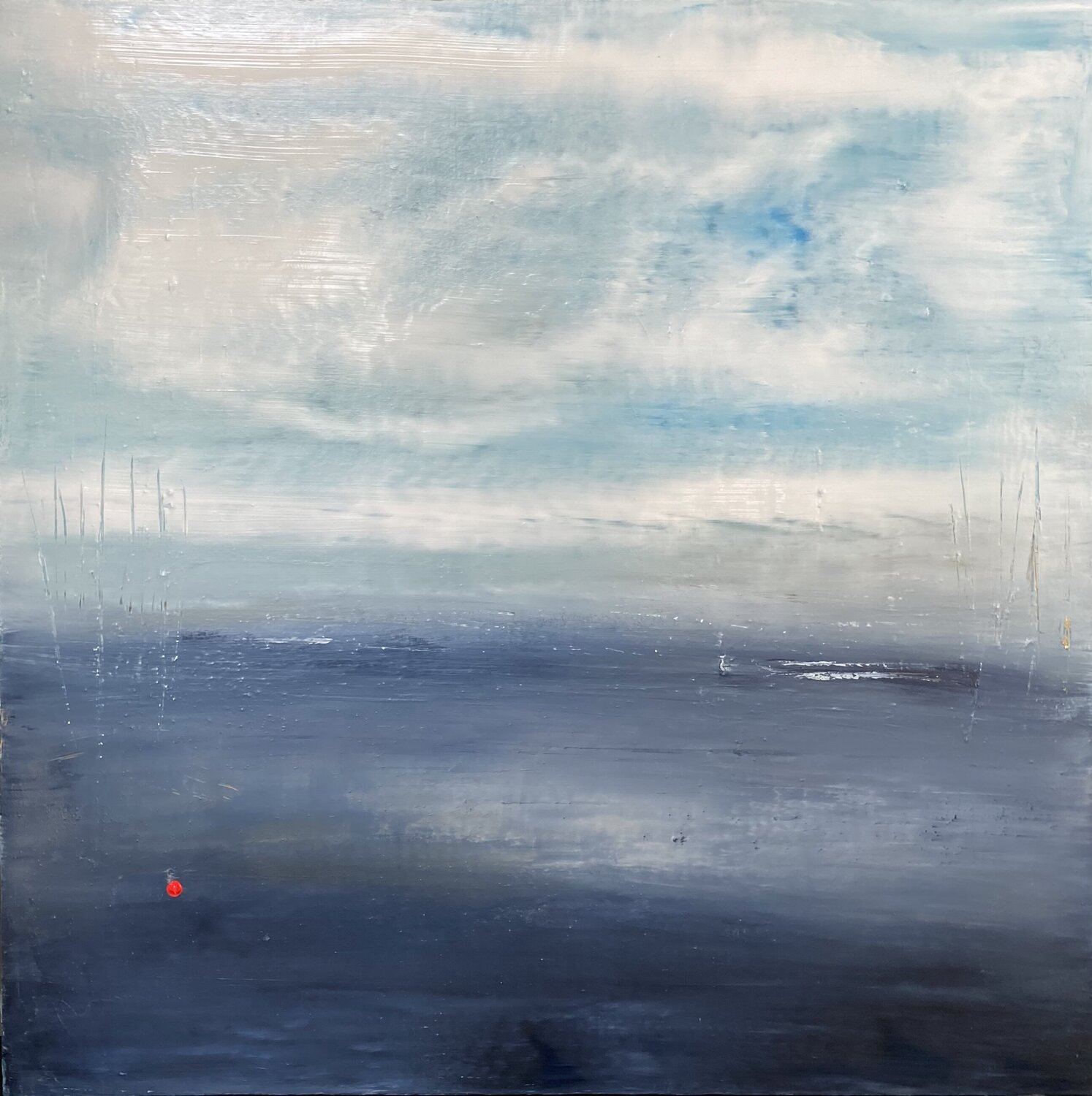 Battement de coeur à l horizon Christine Barth Mroz Originalgemälde zu verkaufen