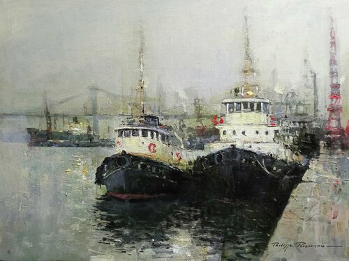 Lisbonne , réf :  271 van Philippe Perennou, Schilderij te koop op Singulart