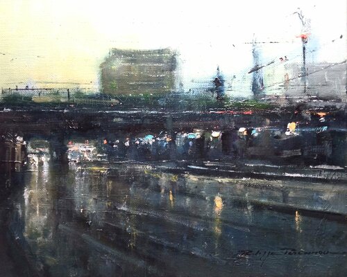 Paris , Boulevard Lefebvre , réf ;  2581 di Philippe Perennou, Pittura in vendita su Singulart
