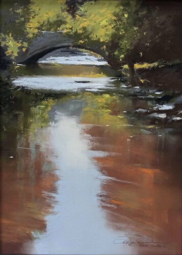 Pont Calleck , réf : 2617 di Philippe Perennou, Pittura in vendita su Singulart