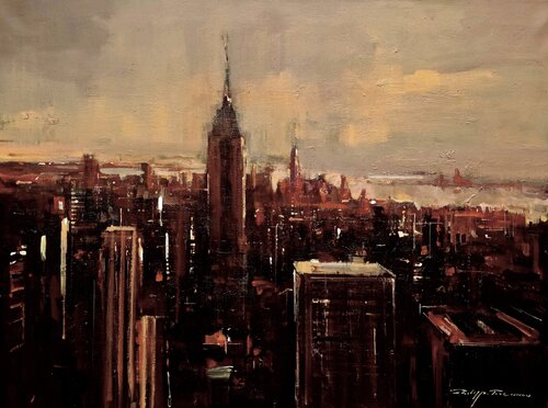 Manhattan , réf : 2452 von Philippe Perennou, Malerei kaufen auf Singulart