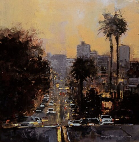 Los Angeles , réf : 2532 di Philippe Perennou, Pittura in vendita su Singulart