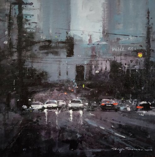 Los Angeles , réf : 2522 van Philippe Perennou, Schilderij te koop op Singulart