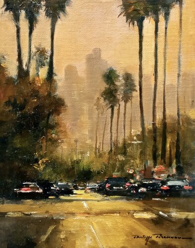 Los Angeles , réf : 2662 di Philippe Perennou, Pittura in vendita su Singulart