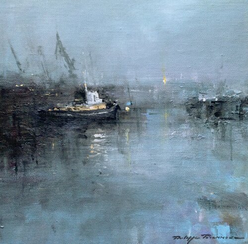 "Rotterdam" , réf : 2802 van Philippe Perennou, Schilderij te koop op Singulart