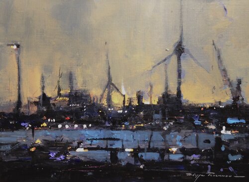 Brême , réf : 213 by Philippe Perennou, Painting for Sale on Singulart
