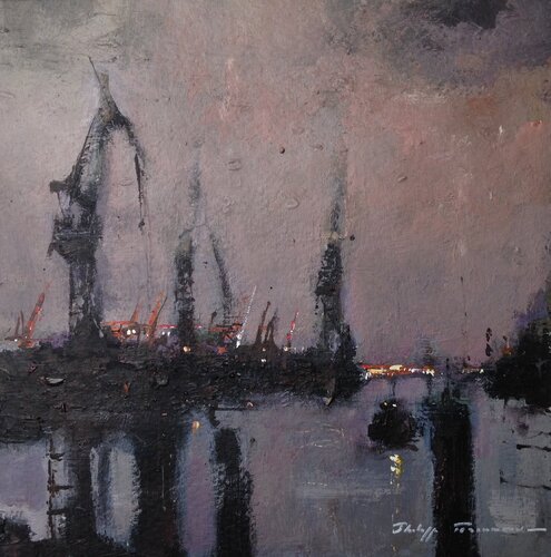Hamburg , réf : 233 di Philippe Perennou, Pittura in vendita su Singulart