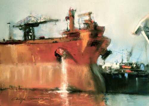 Brest , n°  253 di Philippe Perennou, Pittura in vendita su Singulart