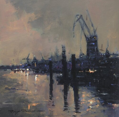 Hambourg 2 , réf : 2233 di Philippe Perennou, Pittura in vendita su Singulart