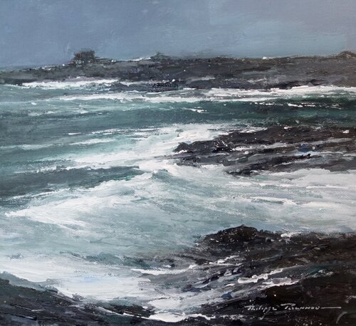 La côte sauvage  2 , n° 2493 di Philippe Perennou, Pittura in vendita su Singulart