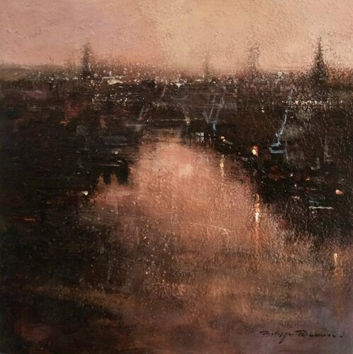 Séville, impression sur le Guadalquivir , n° 2423 di Philippe Perennou, Pittura in vendita su Singulart