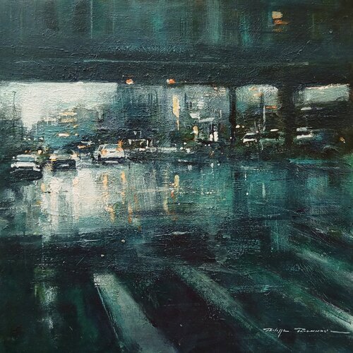 Brooklyn , Coney Island Avenue , n° 2473 di Philippe Perennou, Pittura in vendita su Singulart