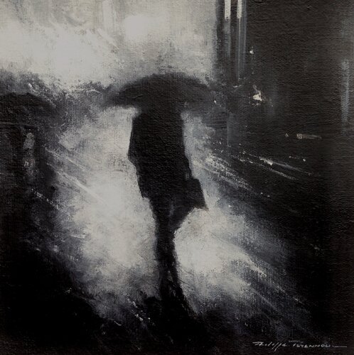 "Scènes urbaines " n° 2863 van Philippe Perennou, Schilderij te koop op Singulart