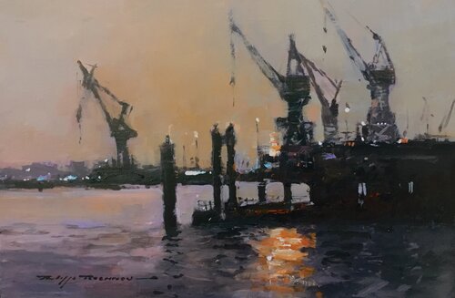 Hambourg n° 2264 di Philippe Perennou, Pittura in vendita su Singulart