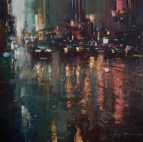 NYC City N° 4518 di Philippe Perennou, Pittura in vendita su Singulart