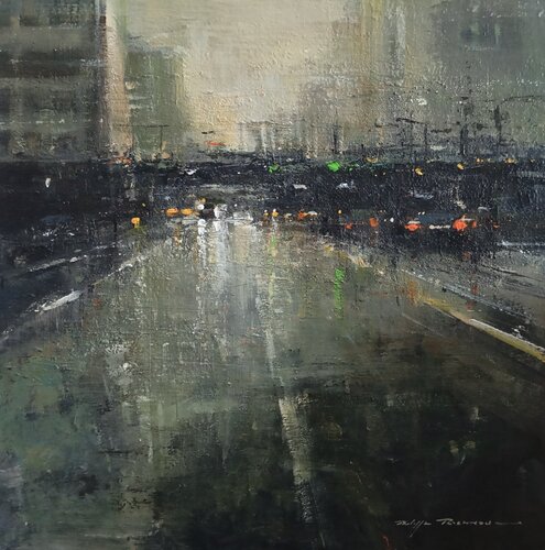 "impressions urbaines" N° 274 van Philippe Perennou, Schilderij te koop op Singulart