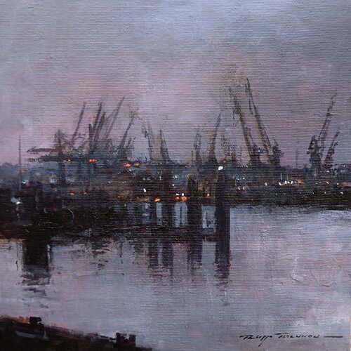 Hambourg , N° 2813 par Philippe Perennou, Peinture en vente sur Singulart