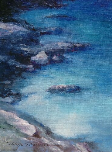 Belle île n° 2120 di Philippe Perennou, Pittura in vendita su Singulart