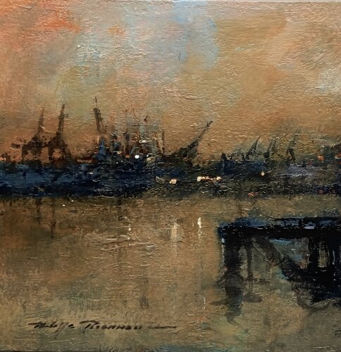 "Hambourg" N° 118 di Philippe Perennou, Pittura in vendita su Singulart