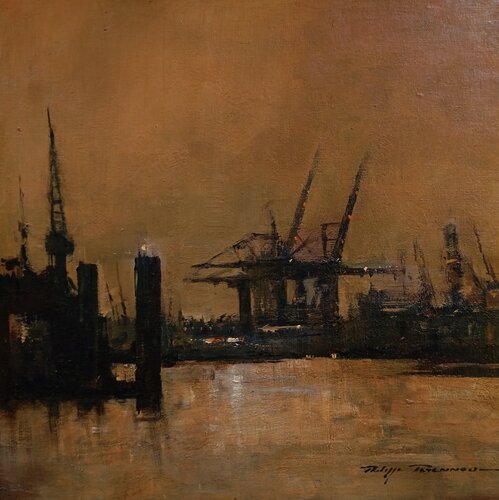 Hambourg 2 , N° 264 von Philippe Perennou, Malerei kaufen auf Singulart