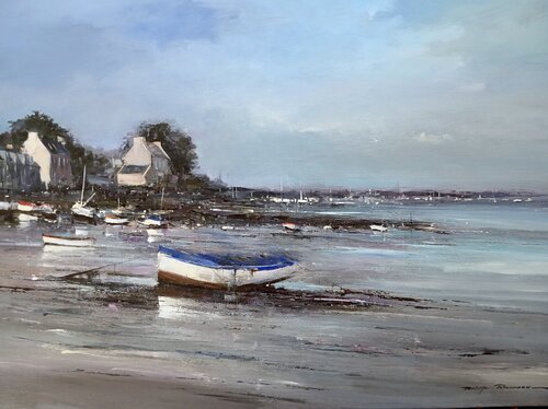 l 'île aux moines , N° 2255 van Philippe Perennou, Schilderij te koop op Singulart