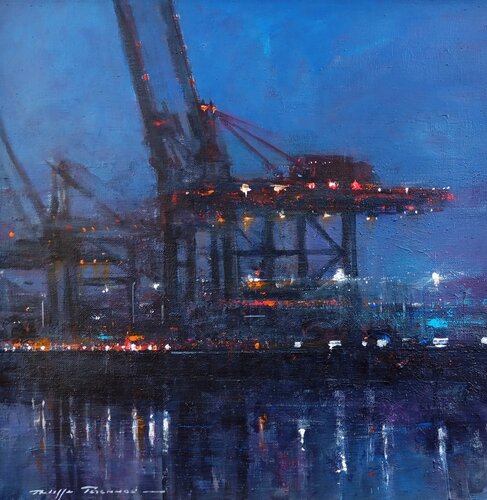 Hambourg terminal Burchardkai 2 N° 2995 Philippe Perennou