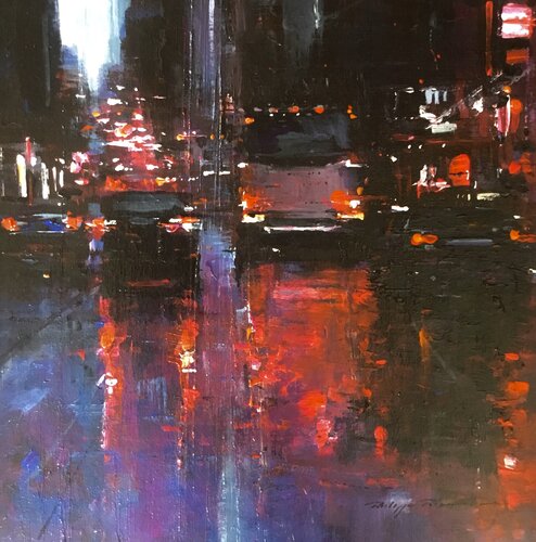 Impressions urbaines N° 2154 de Philippe Perennou, Pintura a la venta en Singulart