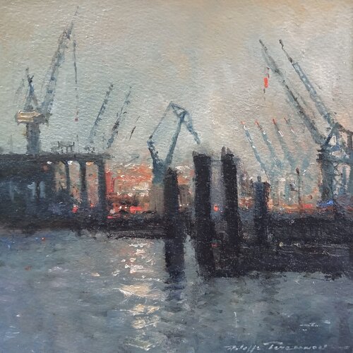 Hambourg N° 2294 by Philippe Perennou, Painting for Sale on Singulart