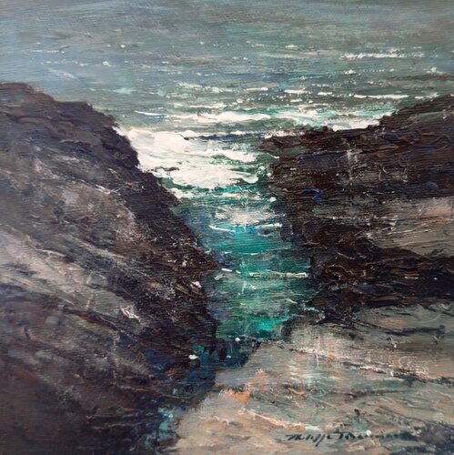 La côte sauvage N° 2533 van Philippe Perennou, Schilderij te koop op Singulart