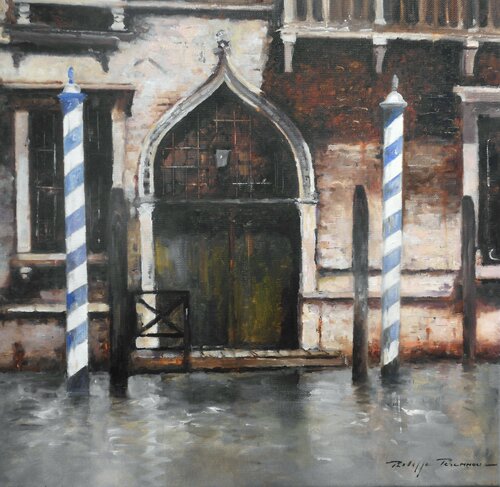 Venise "palais San Bernardo" réf : 7317 von Philippe Perennou, Malerei kaufen auf Singulart