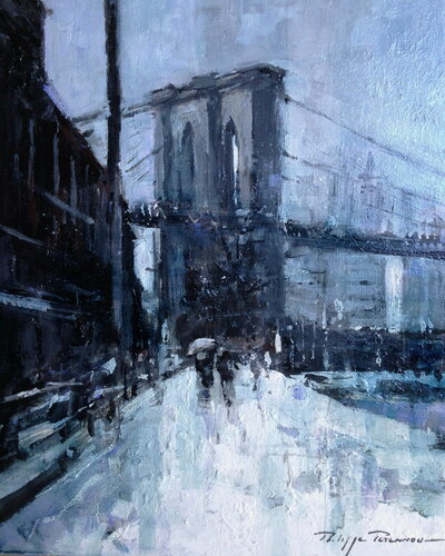 Brooklyn bridge , réf : 2780 van Philippe Perennou, Schilderij te koop op Singulart