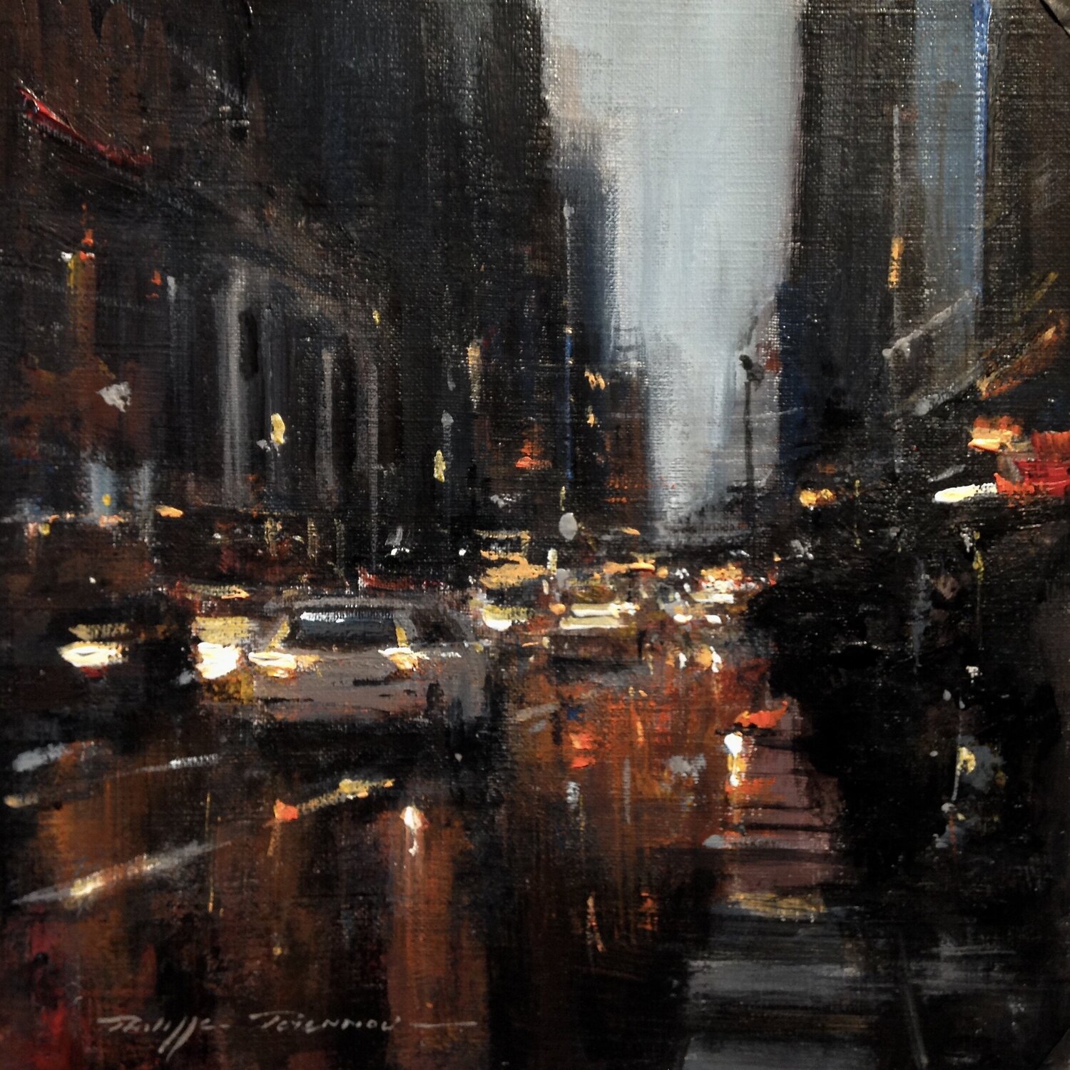 New York City, réf : 2153 Philippe Perennou Originalgemälde zu verkaufen