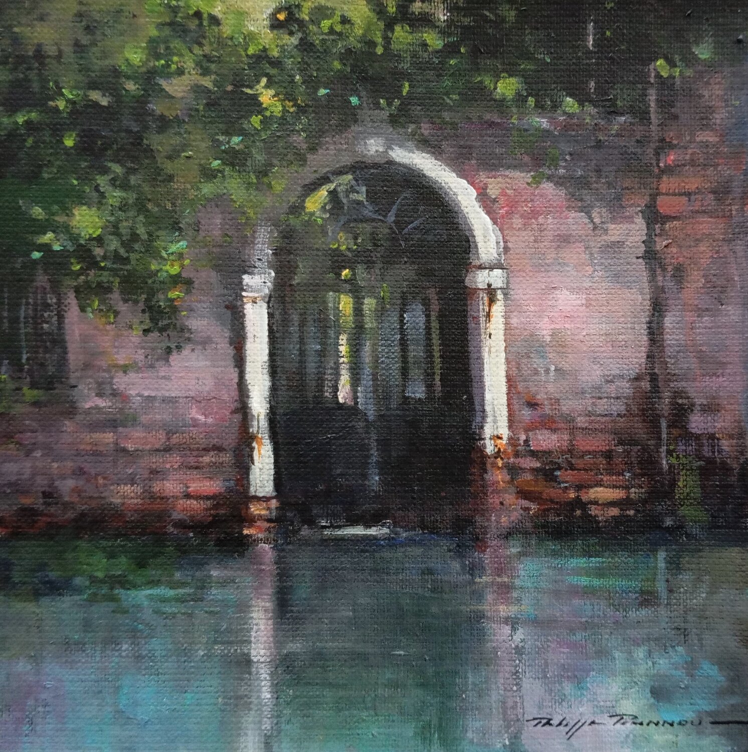Rio San  Sévéro , N° 2224 Philippe Perennou Originalgemälde zu verkaufen