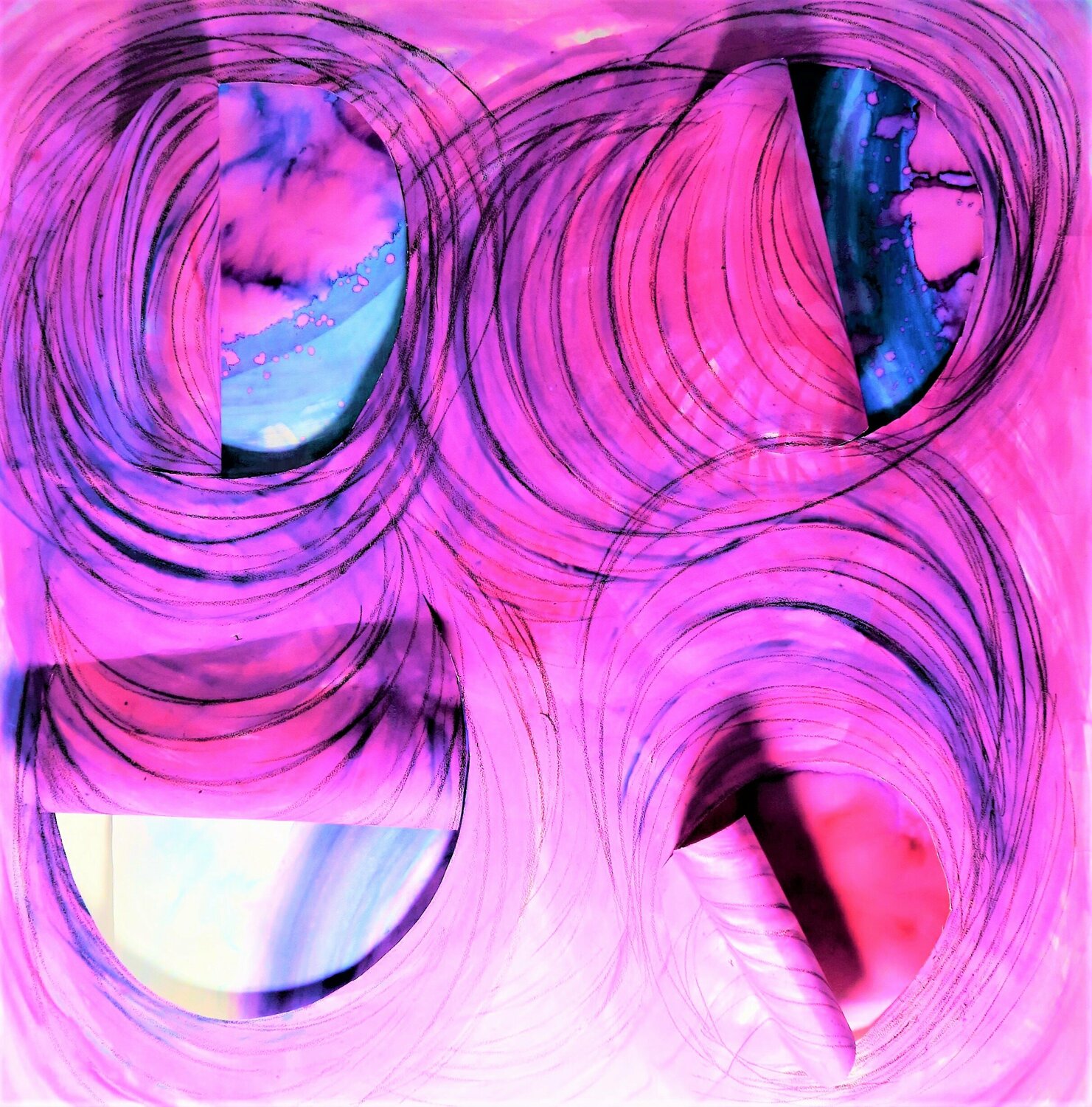 Pink waves Anne-Sophie A Bettembourg