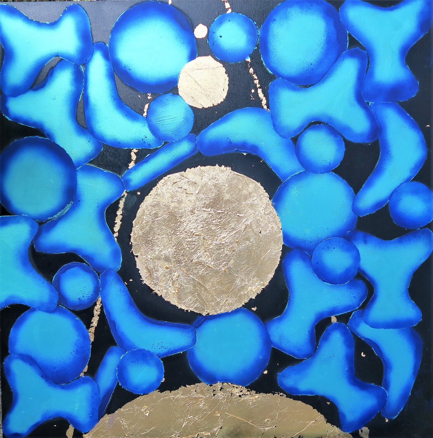 Blue Bubble Gold Anne-Sophie A Bettembourg