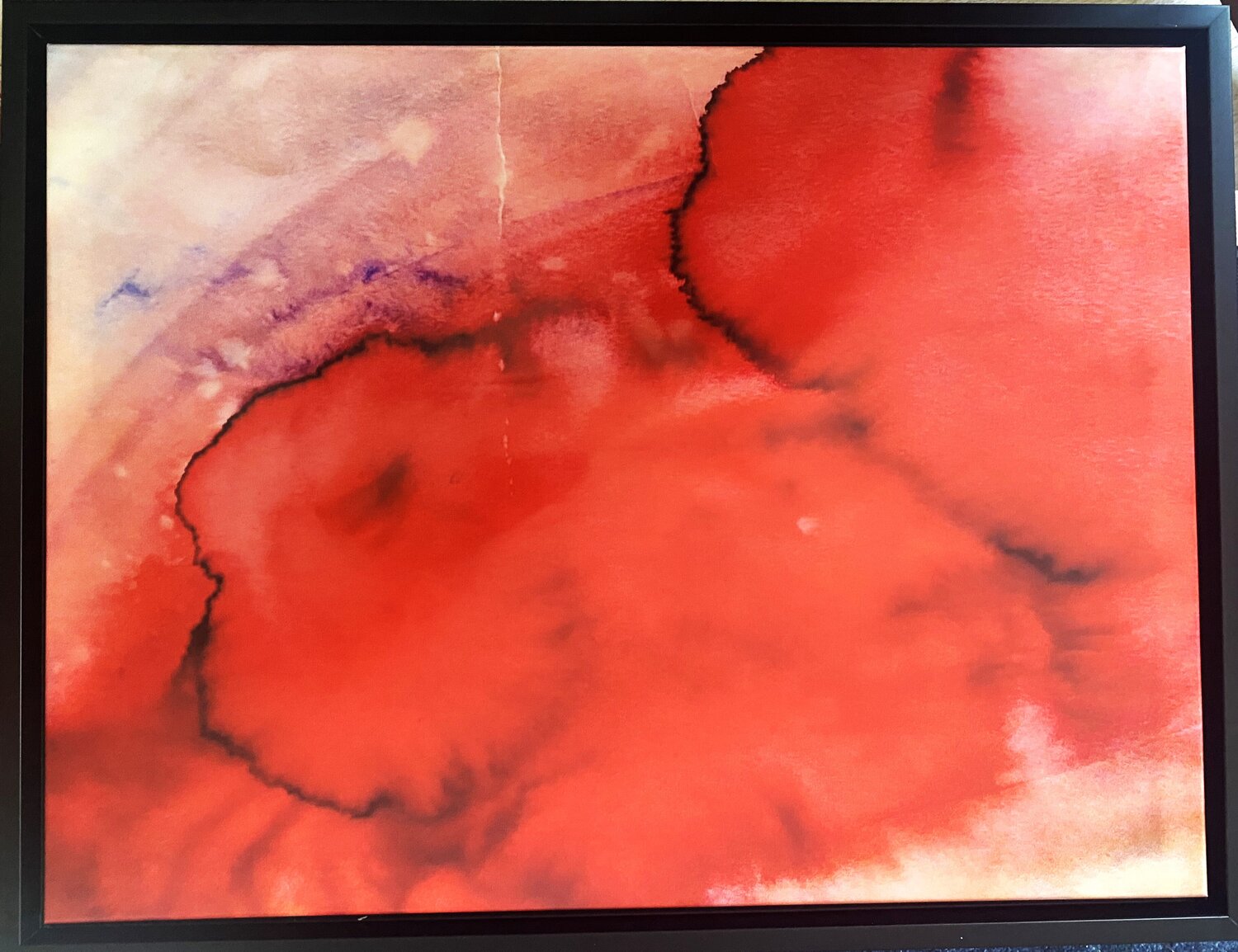 Nuages rouges Anne-Sophie A Bettembourg