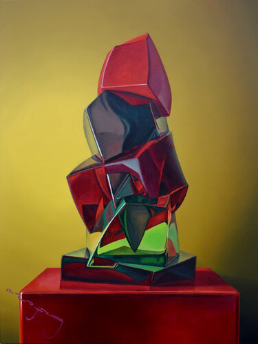 Pyramid von Alexander Lufer, Malerei kaufen auf Singulart
