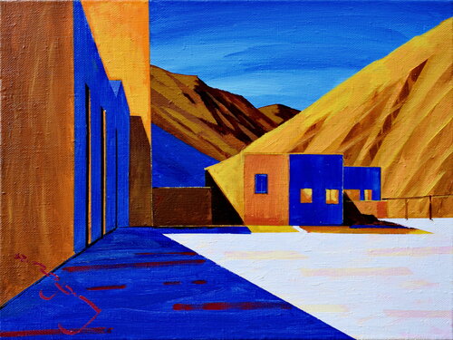 Earth Landscapes (Terminal) van Alexander Lufer, Schilderij te koop op Singulart