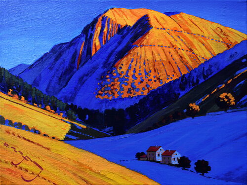 Earth Landscapes (For Sale) de Alexander Lufer, Pintura a la venta en Singulart