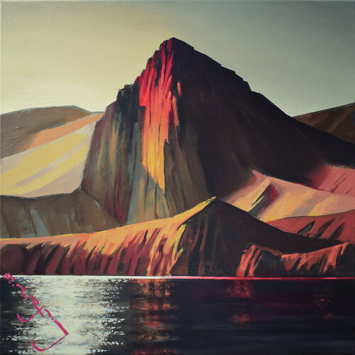 Earth Landscapes (Forgotten Shore) van Alexander Lufer, Schilderij te koop op Singulart