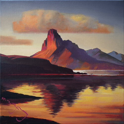 Earth Landscapes (Cold Waters) by Alexander Lufer, Painting for Sale on Singulart