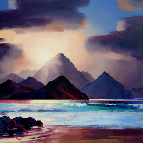 Earth Landscapes (Shimmering Light) von Alexander Lufer, Malerei kaufen auf Singulart