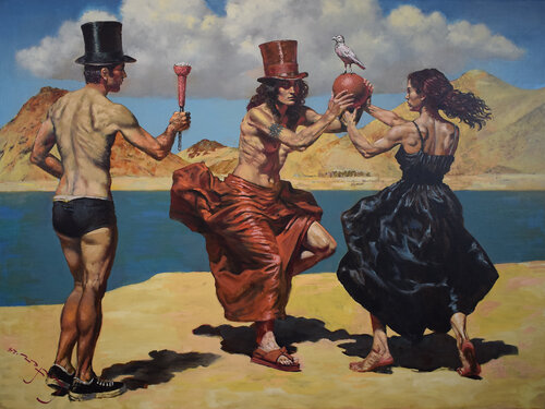 Sea Gifts (White Raven) von Alexander Lufer, Malerei kaufen auf Singulart