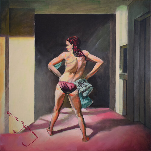 Watchmen (Shadow Yearn) de Alexander Lufer, Pintura a la venta en Singulart