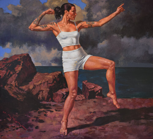 Sea Gifts (Lightning Caller) di Alexander Lufer, Pittura in vendita su Singulart