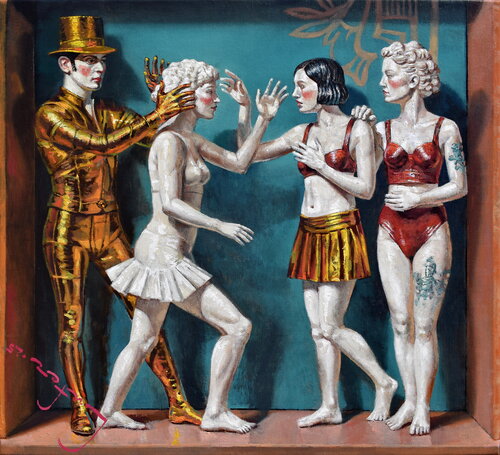Watchmen (Fractured Path) de Alexander Lufer, Pintura a la venta en Singulart