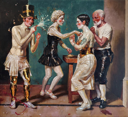 Watchmen (Tangled Vows) de Alexander Lufer, Pintura a la venta en Singulart