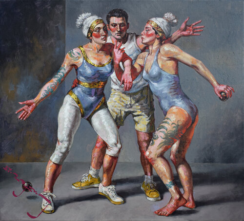 Watchmen (Pain Tide) de Alexander Lufer, Pintura a la venta en Singulart