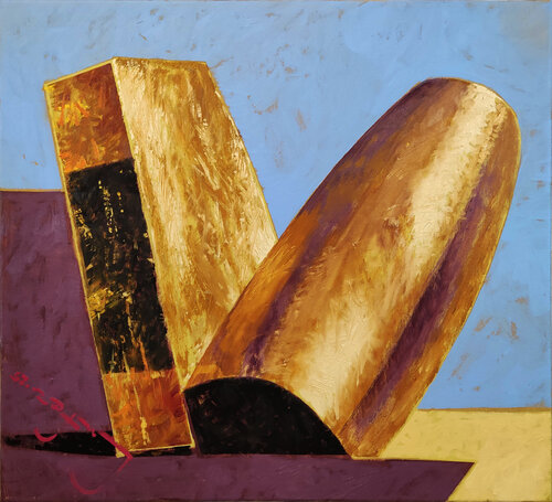 Eidolon (Earthquake) van Alexander Lufer, Schilderij te koop op Singulart